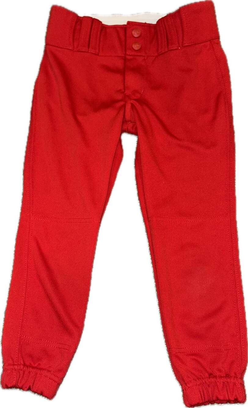 Champro Girls Red Softball Pants Size Small